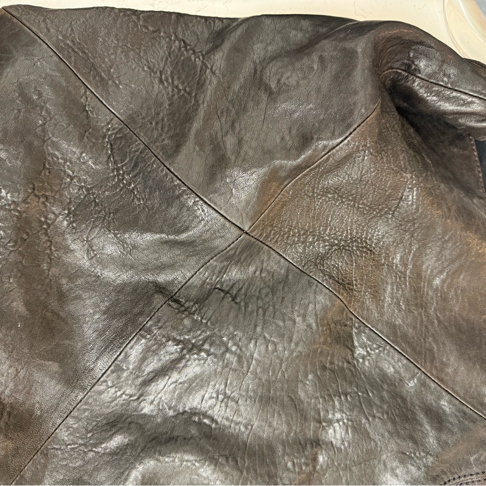 Alice + Olivia oversized black leather bag - Picture 8 of 13